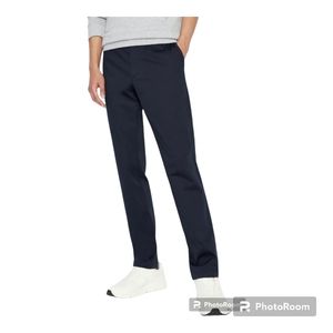 Armani Exchange Men's Dark Blue Trousers Size Large 32L × 34W Stretchy material